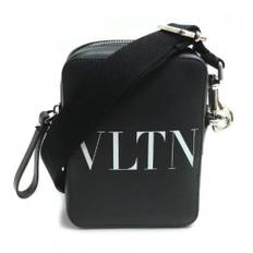 Valentino Vintage, Pre-owned, Herre, Sort, ONE SIZE, Uld, Pre-owned Laeder skuldertasker