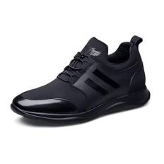 8cmUP Secret Shoes Running Shoes Sneakers Sports Shoes Walking Series Black [MERLIN] Men's Autumn/Winter (26cm, (Type 2))… svart