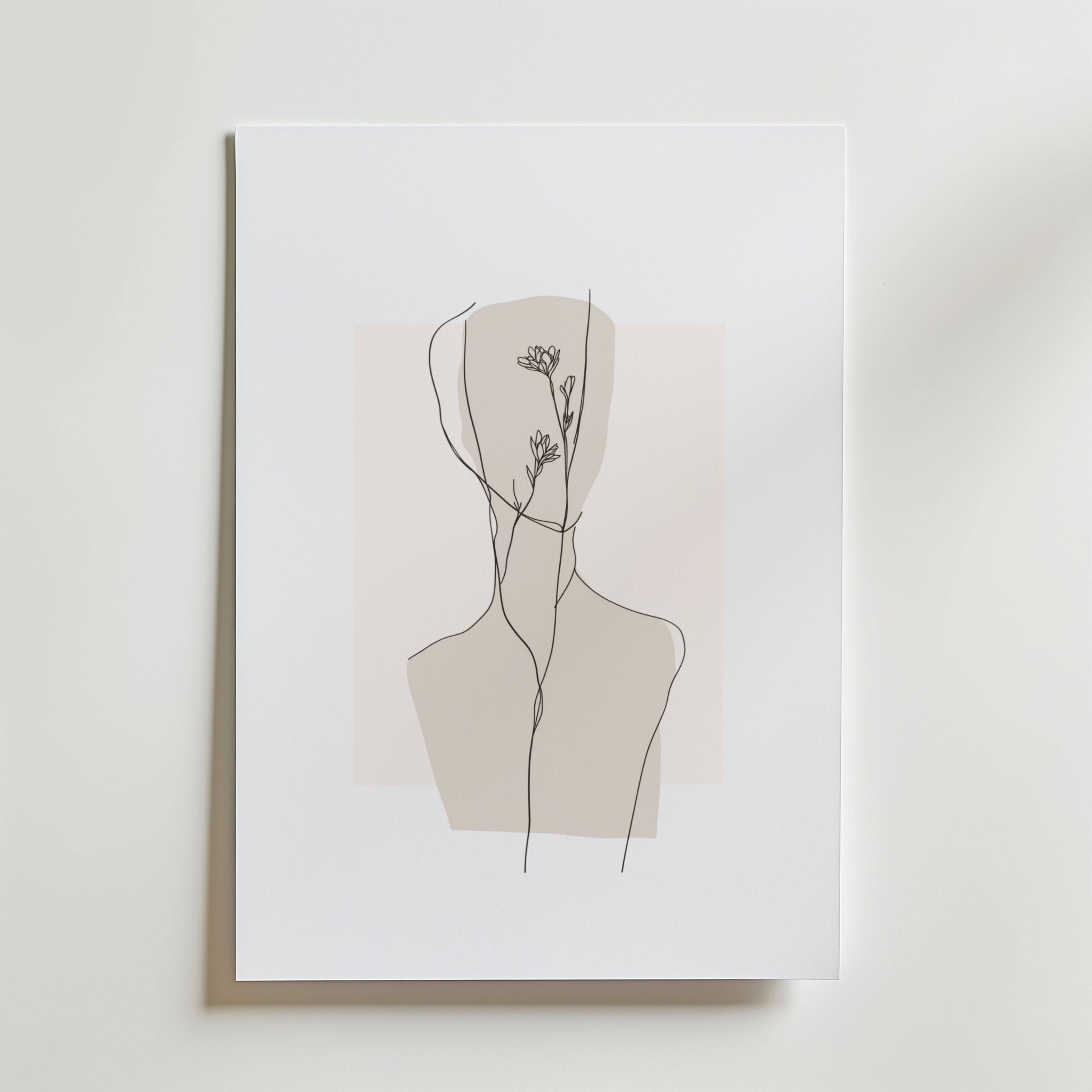 Inner Bloom Poster - Premium Canvas 21x30 cm