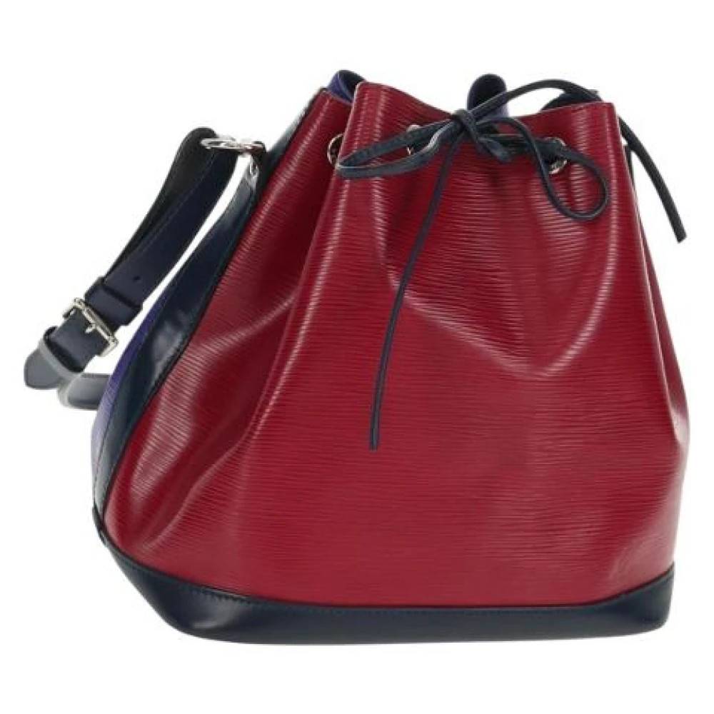 Louis Vuitton Vintage Pre-owned Vintage Bucket Taske - Vintage - Dame - Rød - ONE SIZE - Læder