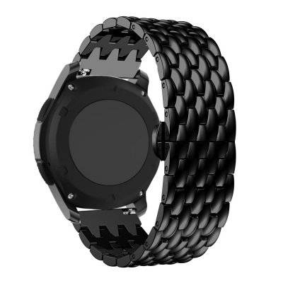 Metallarmband i Fjärilsspänne Garmin Vivoactive 4 Svart