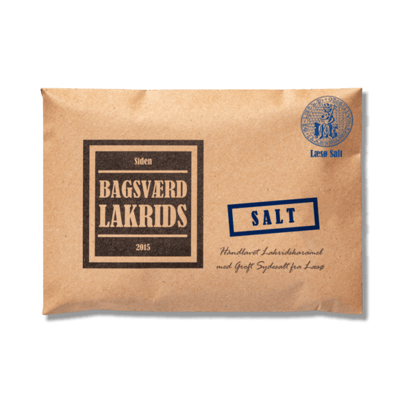 Bagsværd Lakrids-Hel Plade Salt 160 gr..
