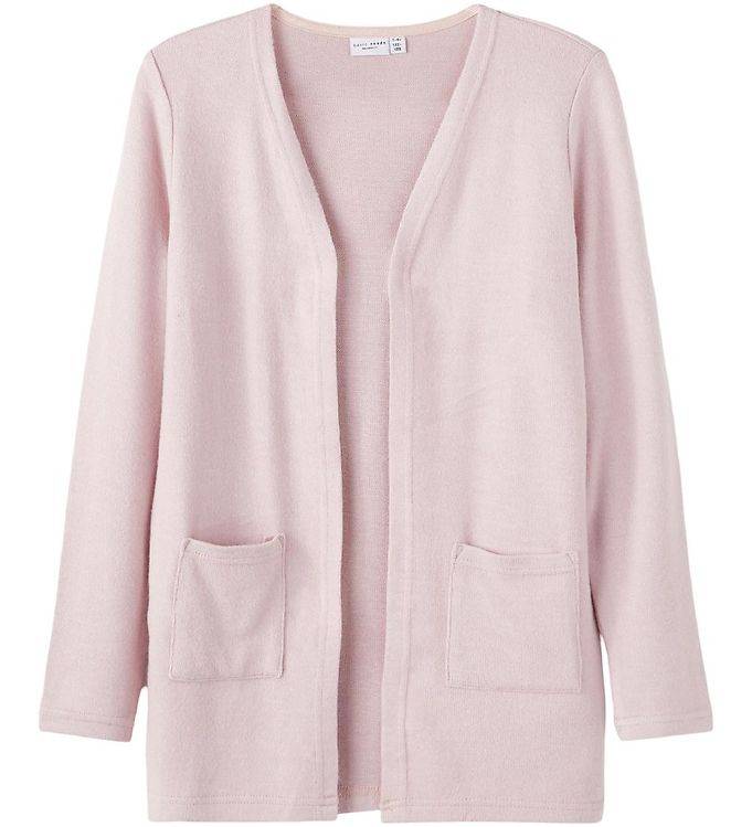 Name It Cardigan - Stickad - Noos - NkfVicti - Burnished Lilac - Name It - 6 år (116) - Cardigan