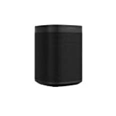 Sonos One Smart Speaker, schwarz – Intelligenter WLAN Lautsprecher mit Alexa Sprachsteuerung, Google Assistant & AirPlay – Multiroom Speaker für unbegrenztes Musikstreaming
