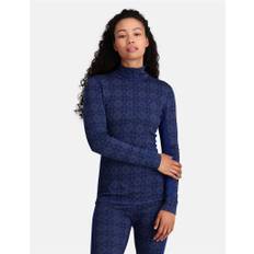 Kari Traa Rose Half Zip Skiundertrøje Dame - Azure Blue, Azure Blue / XXL