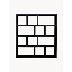 Bogreol Berlin 4 niveauer 150 - Sort