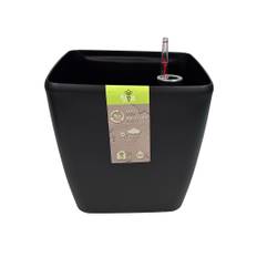 Quadrato Matt - 24 cm sort - med selvvanding