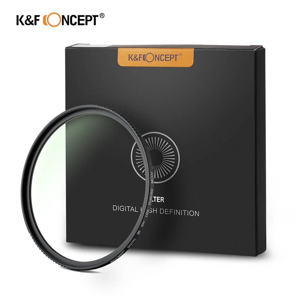 K&f koncept uv-filter 52mm 58mm 67mm 77mm mcuv 18-- lagers multibelagt ultraviolett filter med multiresistent nanobeläggning - 72mm