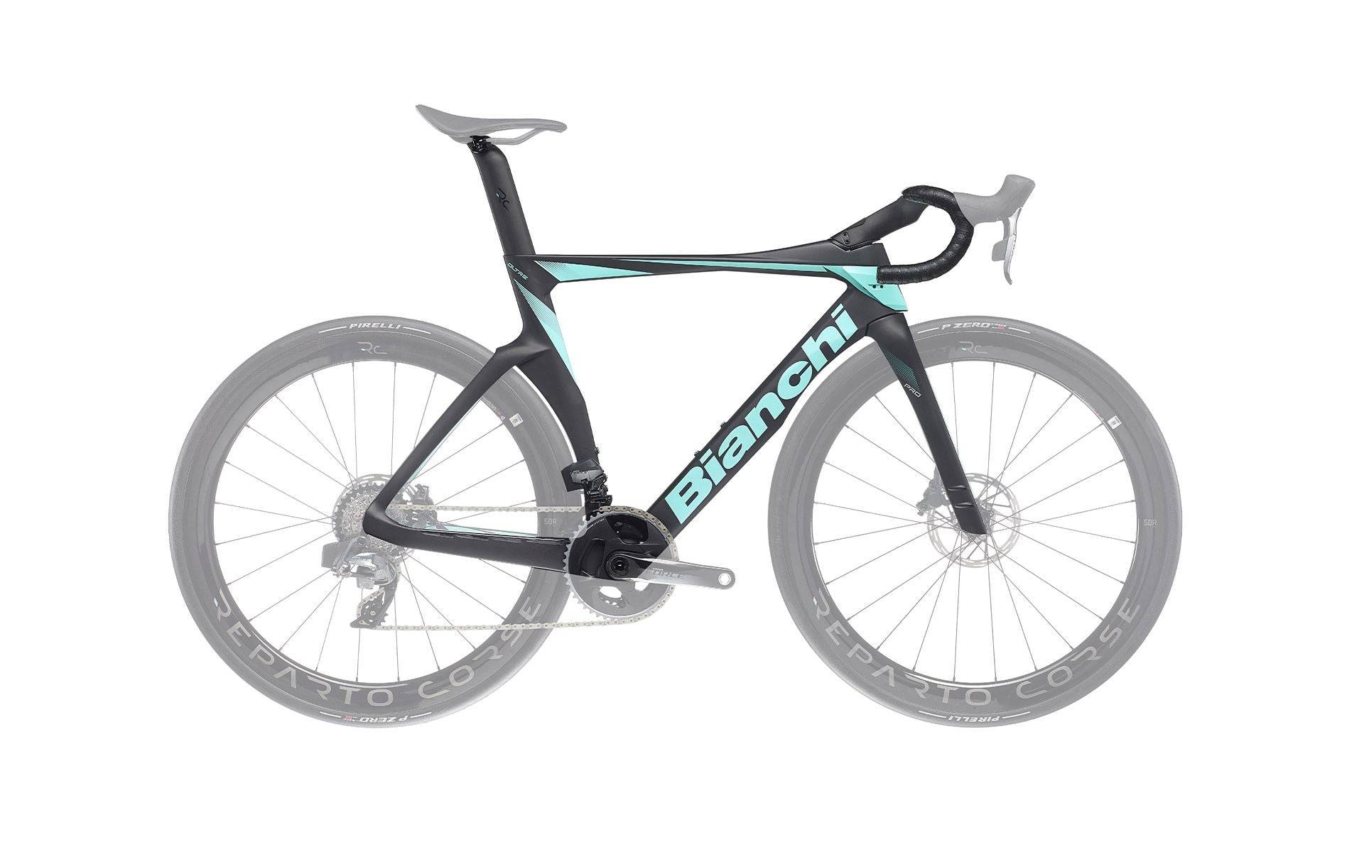 Bianchi Oltre PRO 2024 Frameset - 014 / 53 / XJ - Graphite / CK16 Full Matt