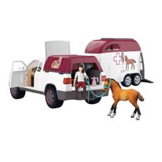 Schleich Horse Club - Mobil Veterinär m. Släpvagn - 42704 - 90 D - Schleich - One Size - Leksaker