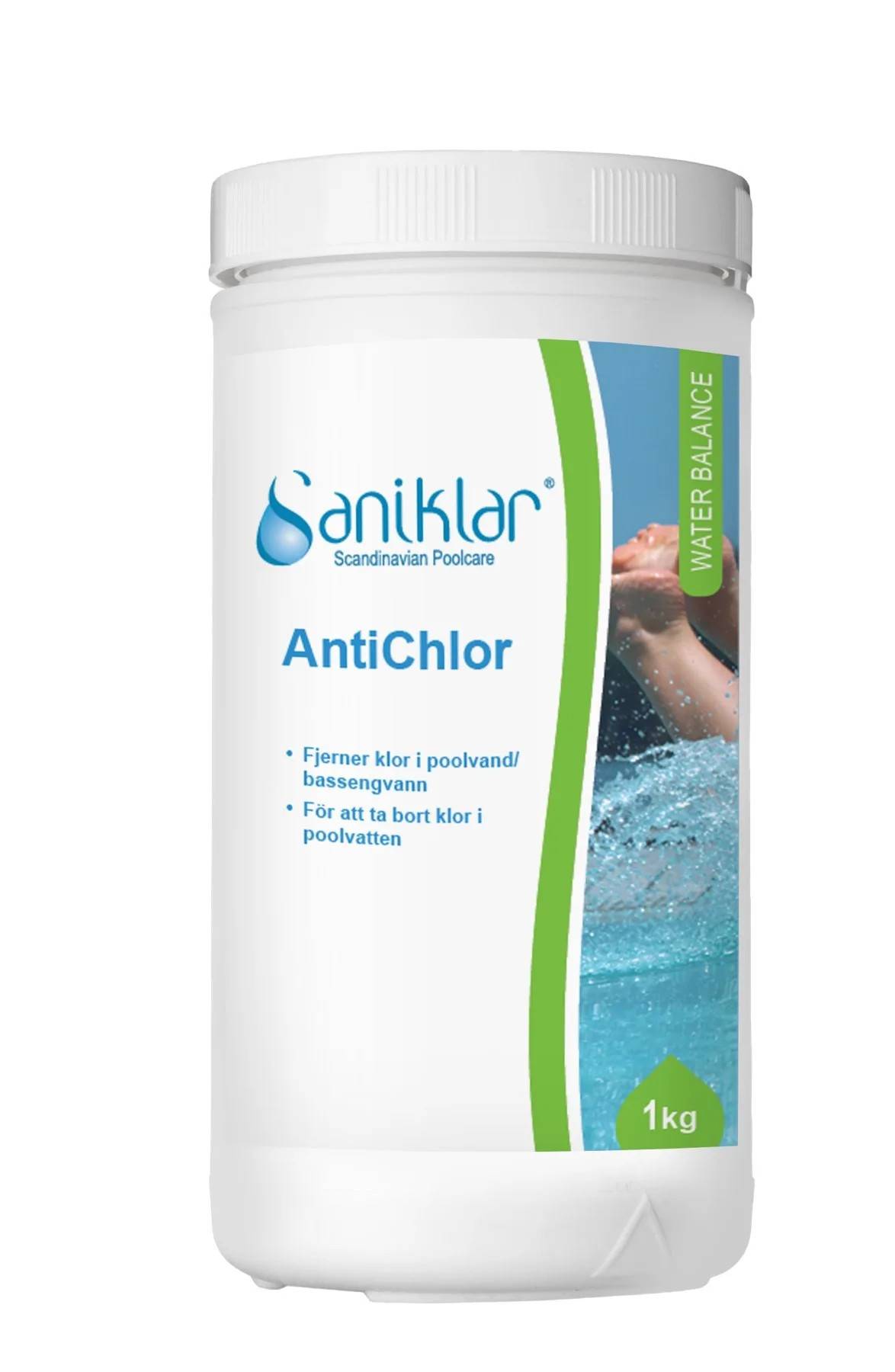 Saniklar ANTICHLOR (Klorfjerner) 1,0 kg.