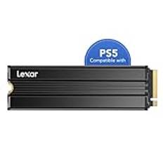 Lexar NM790 2TB SSD med Kylfläns, M.2 2280 PCIe Gen4x4 NVMe Interna SSD, Upp till 7400MB/s Läsning, 6500MB/s Skrivning, Interna Solid State Drive för PS5, PC, Laptop och spelare (LNM790X002T-RN9NG)