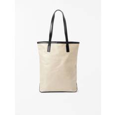 Insolo Tote Bag i Vævet Stof - Warm Beige - ONE SIZE