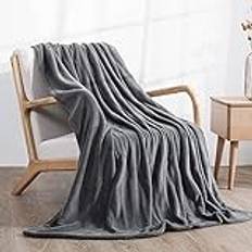 CURECURE Elektrisk värmefilt 180 x 130 cm, professionell elektronisk temperaturkontroll stort värmetak, lätt och mjuk, 4 värmenivåer och 6H automatisk avstängning, avtagbar brytare, tvättbar