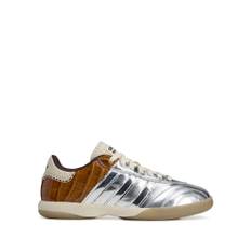 Adidas, Sko, Herre, Brun, 39 1/3 EU, Læder, Wales Bonner MN Samba Metallic Sneakers