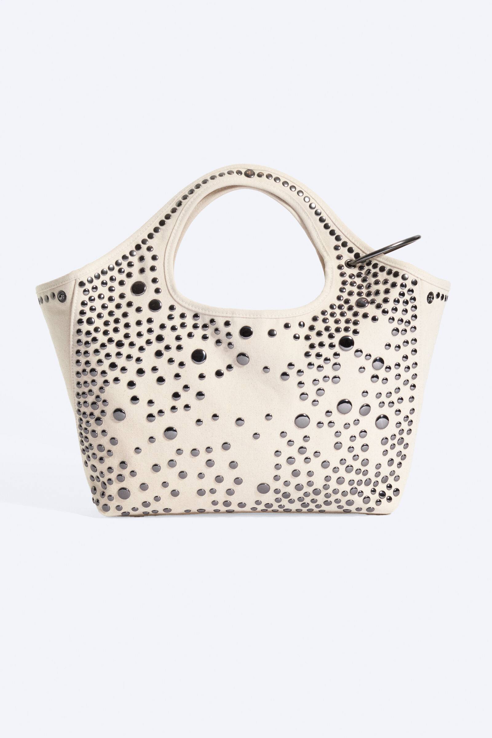 Studded Canvas Bag