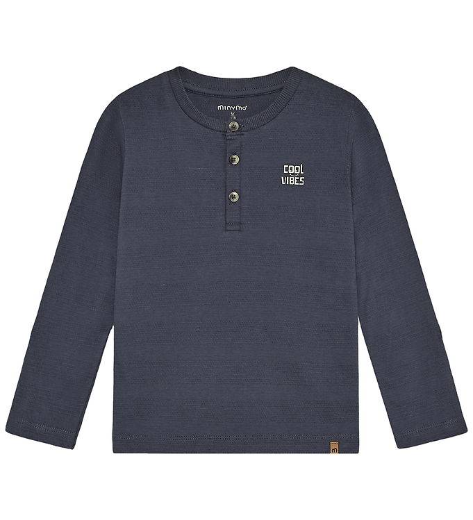 Minymo Bluse - Odyssey Gray - Minymo - 8 år (128) - Bluse