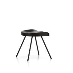 Vitra - Tabouret 307 Solid Dark Oak - Sittpallar - Jean Prouvé - Svart - Trä