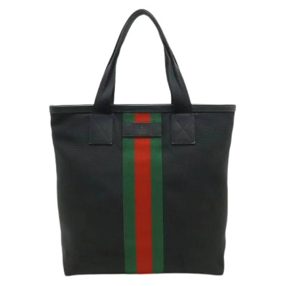 Gucci Vintage - Pre-owned Nylon Canvas Tote Bag Vintage - Herr - ONE Size - Nylon