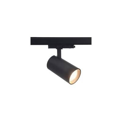 29W 3-faset skinnespot RA98, 110 lm/W, 3000K, 38° spredning, sort