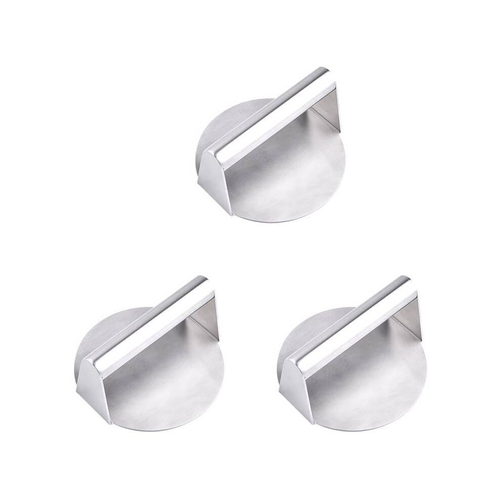3X Burger Press,Round Smash Burger Press,Griddle Accessories Kit for Grill, Hamburger Patty Maker and Squeeze Grease