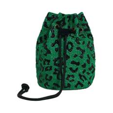 Essentiel Antwerp, Taske, Dame, Grøn, ONE SIZE, Uld, Adorned Khaki Bucket Bag