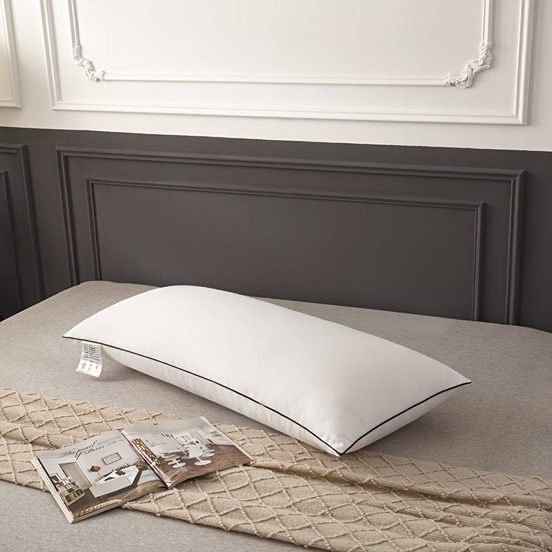 1pc Premium Soft Extended Pillow White, Comfortable Sleeping Body Pillow for Hotel and Home Use - White / 50cm*75cm (50cm*75cm)