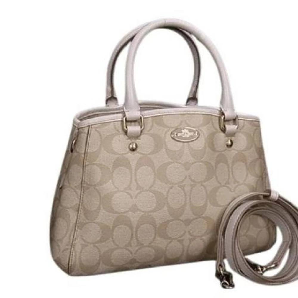 Coach Pre-owned Pre-owned Håndtaske - Vintage - Dame - Beige - ONE SIZE - Læder