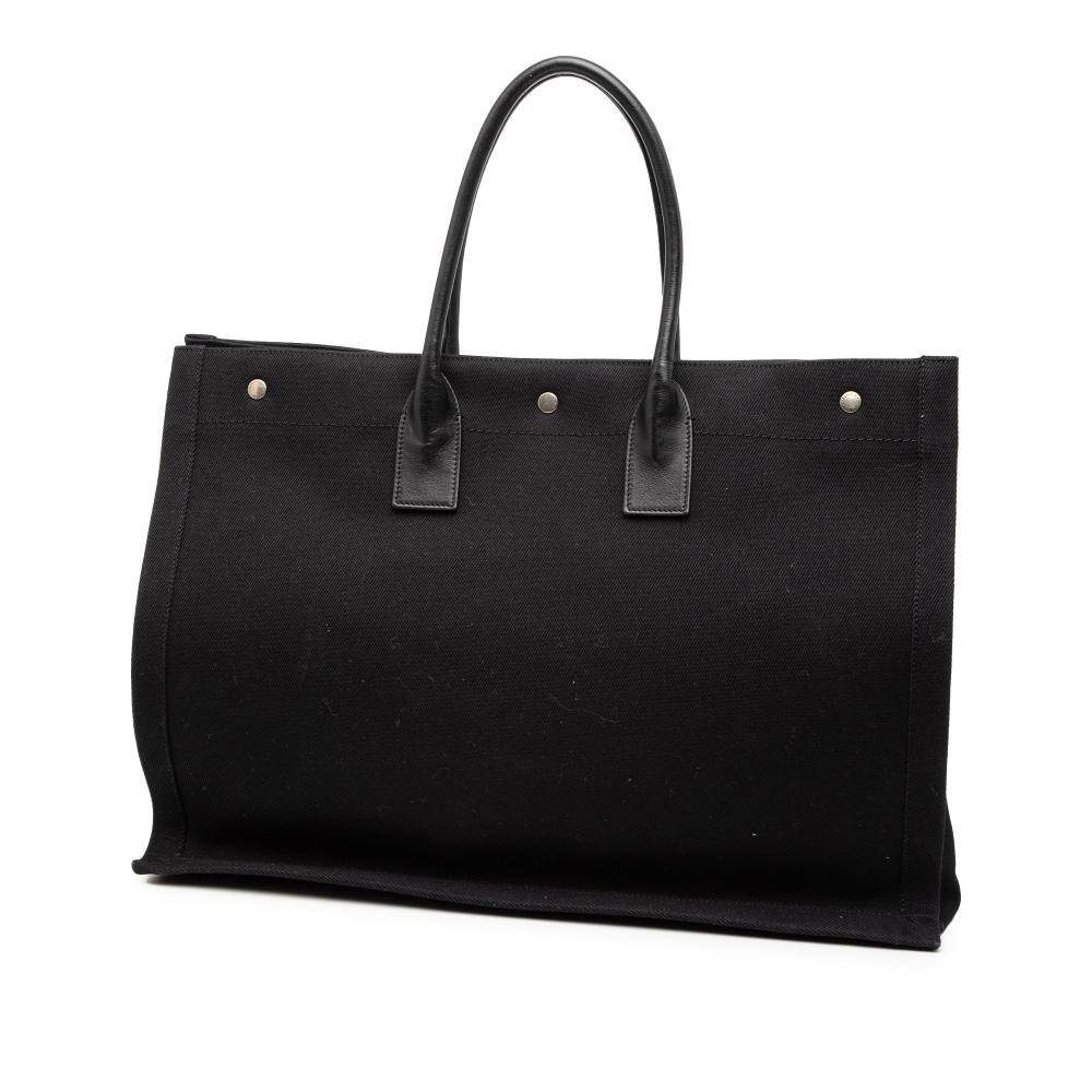 Yves Saint Laurent Vintage Tote Stl. - Totebags Från Magasin - Black (L 33cm x W 47cm x D 18cm)