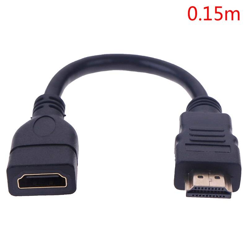 HDMI Förlängningskabel Hane-Hona 15cm/30cm - 0.15m