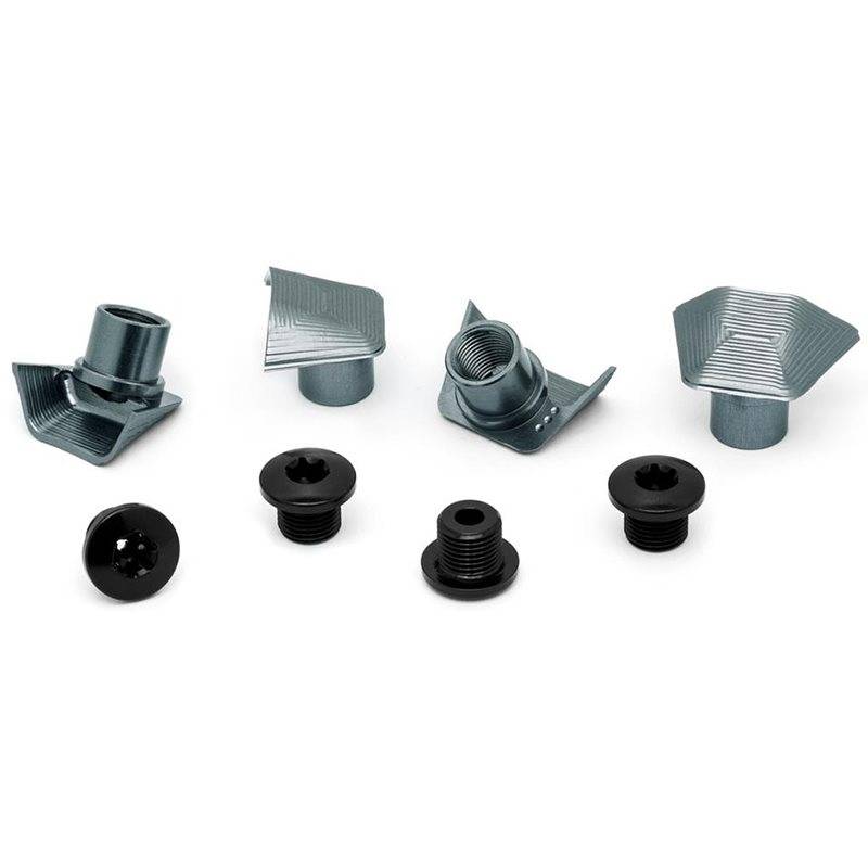 Absoluteblack Chainring Bolt Cover Dura - Grå