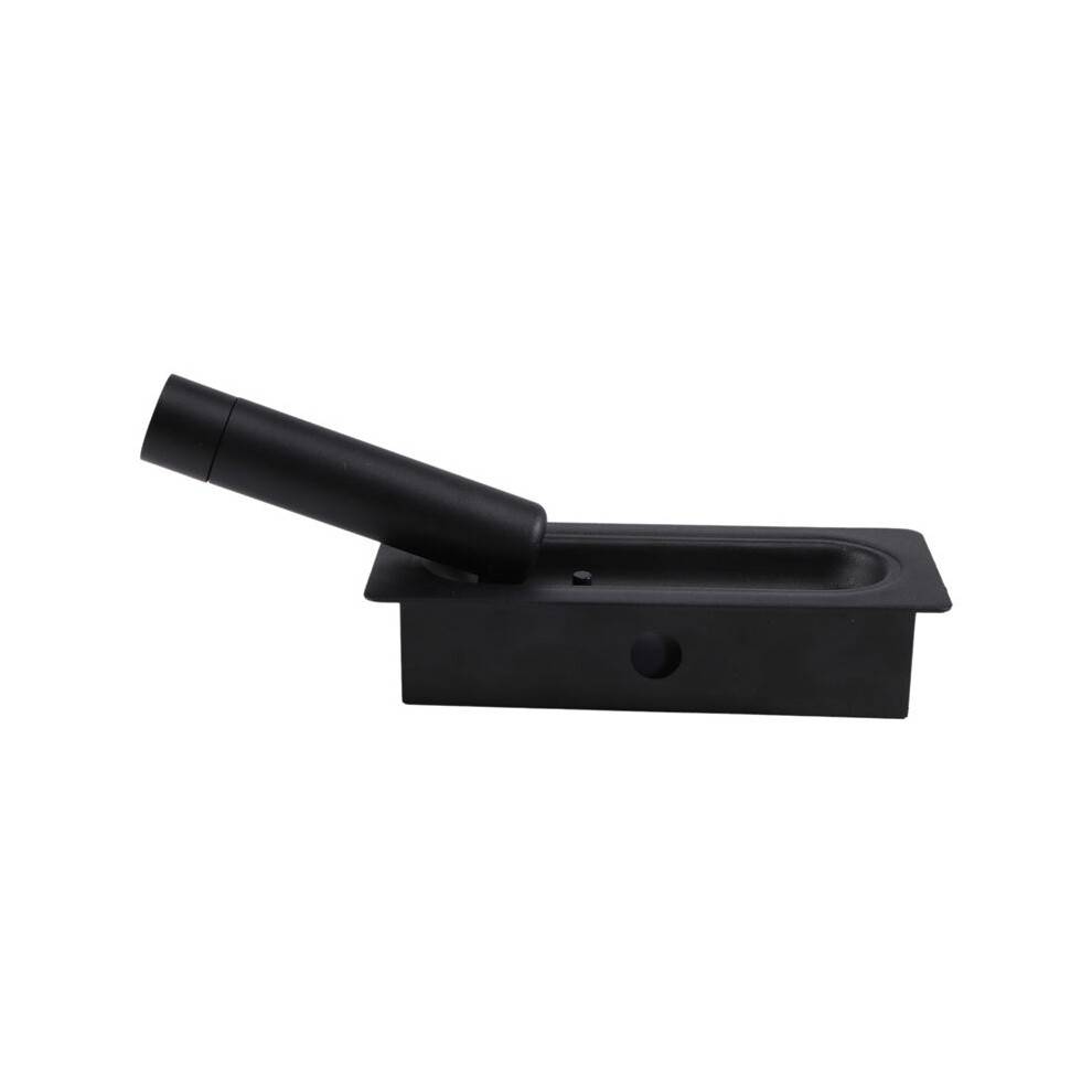 Room Led Lamp Headboard Wall Light Sconce Bed Side Reading Light Recessed Automatic Wall Lamps,Black