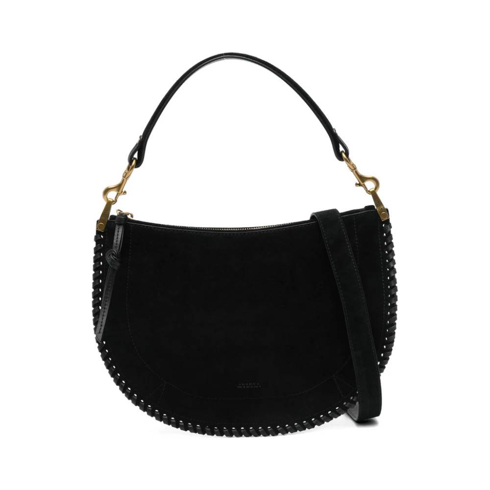 Isabel Marant Oskan Soft Zip Bag - Tasker - Dame - Sort - ONE SIZE - Uld