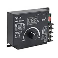 KVKAPLNNTR 1 2V 24V PWM Dimmer Switch KNOB 20A Frekvens Justerbar for enkelfärg LED Stripkontroller Dimmer