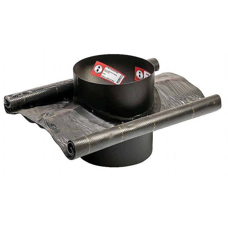 Taginddækning tagryg 33-50 gr. flex - Ø200mm udv