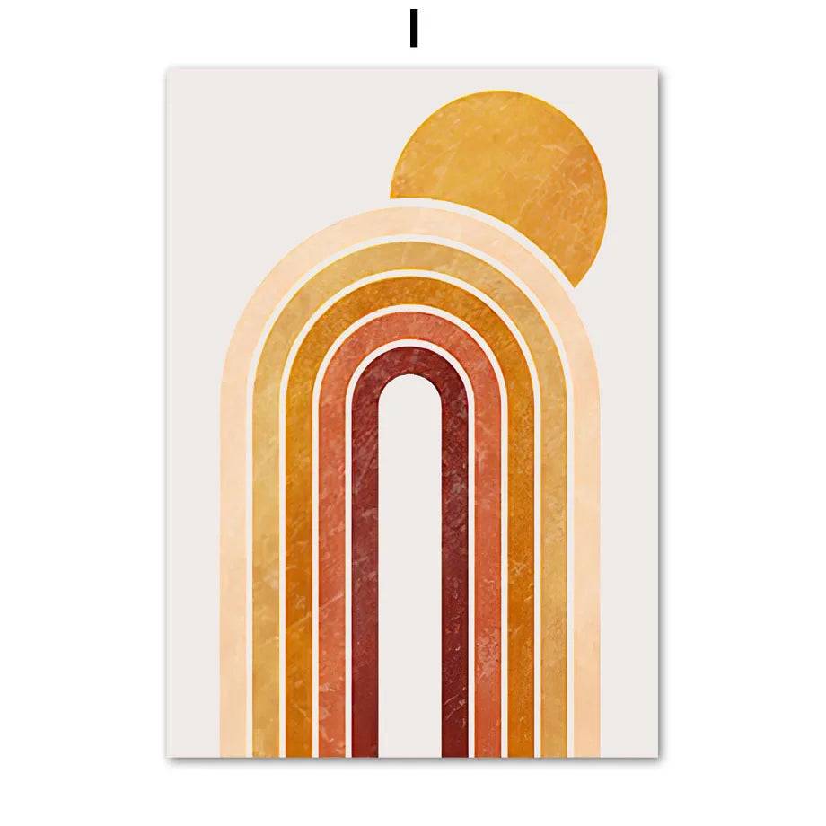 Poster med monstera i bohostil - 19 / 50X70cm