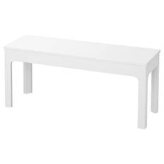 IKEA - EKEDALEN bænk, hvid, 105x36 cm
