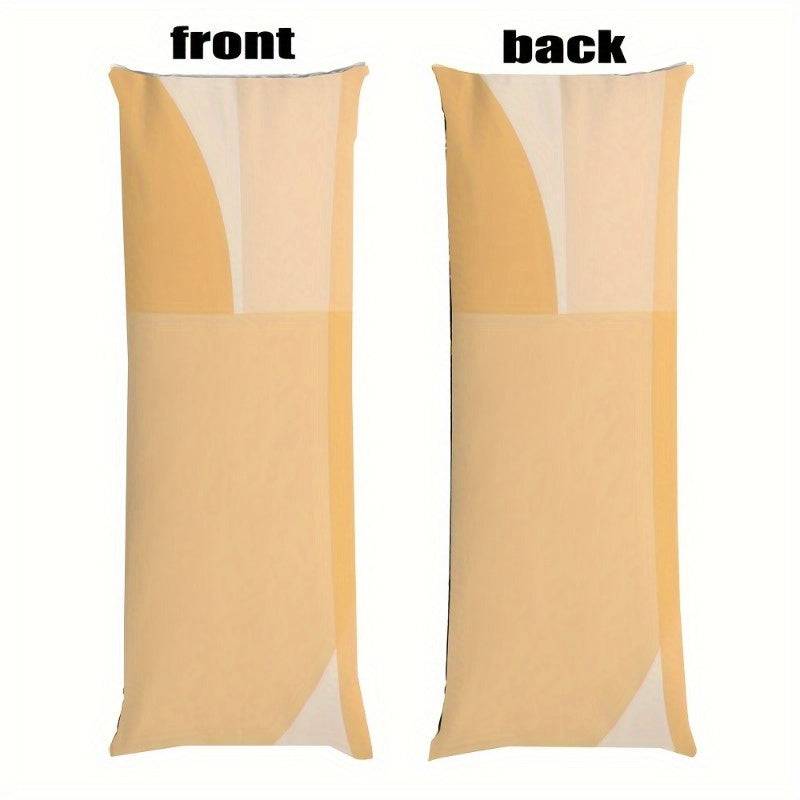 1pc 50x150cm Ultra-Soft Body Pillow - Dual-Sided Print Contemporary Bed Pillow with Breathable Polyester Cover, - 49.78cm×149.86cm (49.78cm×149.86cm)
