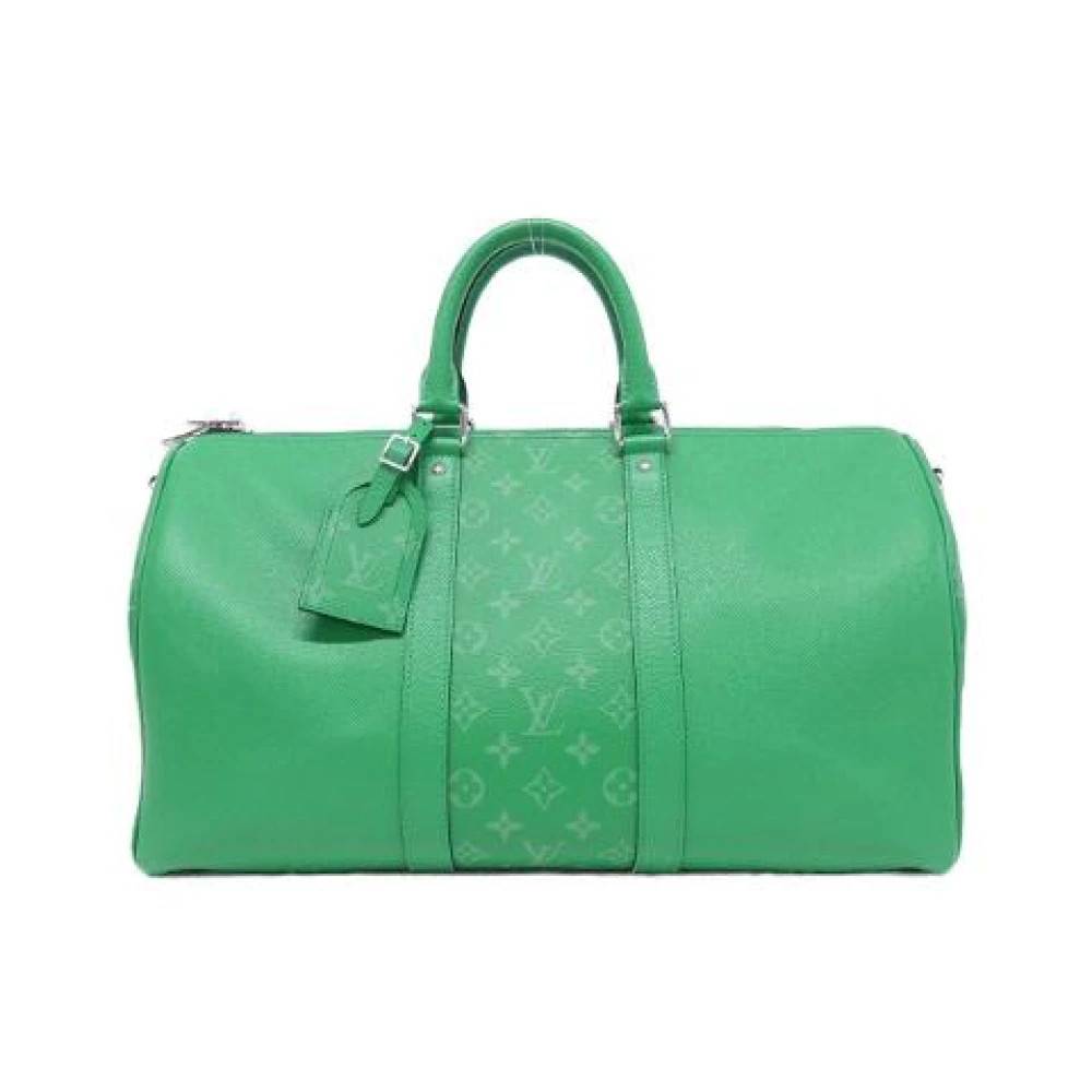 Louis Vuitton Vintage - Pre-owned Taiga Rama Keepall Bandouliere Boston Bag Vintage - Dam - ONE Size - Läder