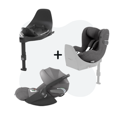 Cybex Cloud T + Sirona T + Base T Mirage Grey (Plus) Package Deal