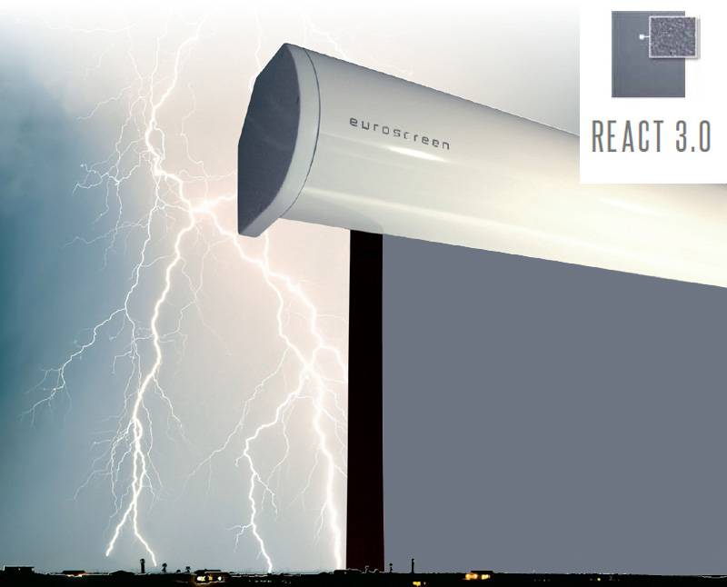 Euroscreen Thor Tab Tension ReAct 3.0 16:9 - 142 tum 315 x 177 - Eldriven