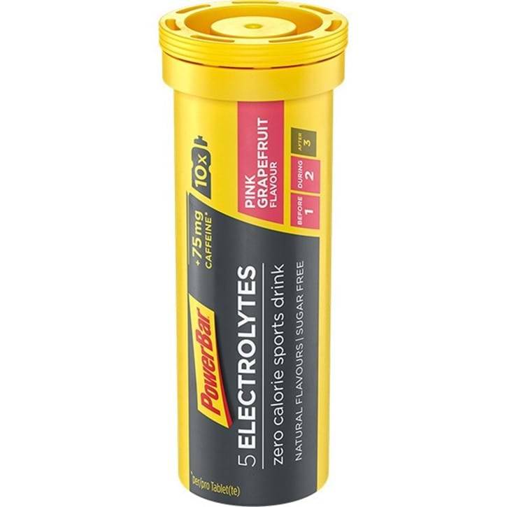 PowerBar 5 Electrolytes koffein tabletter grape 10 st./40 gram