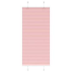 Plisserad persienn rosa 60x100cm tyg bredd 59,4cm polyester