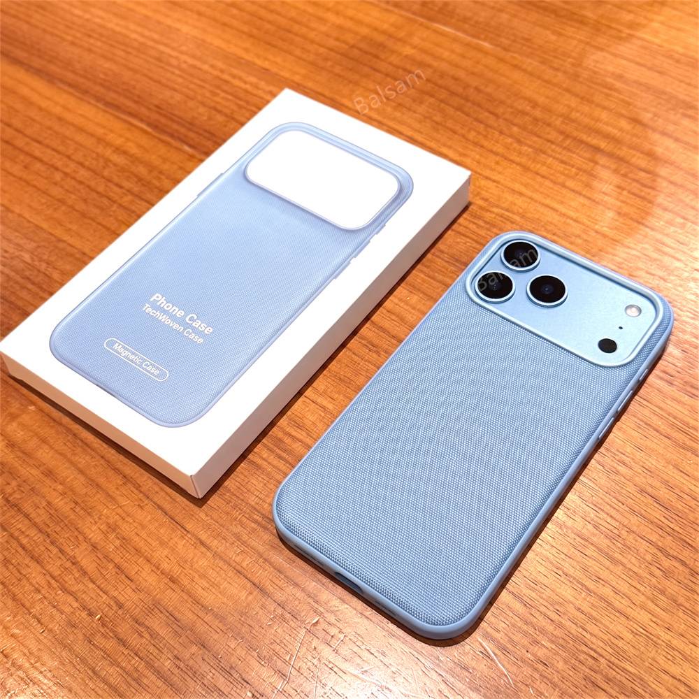 Original Tech Woven for Magsafe Case for Iphone 17 Air 16 15 Plus 14 13 12 11 Pro Max TechWoven Magnetic Wireless Charging Cover
