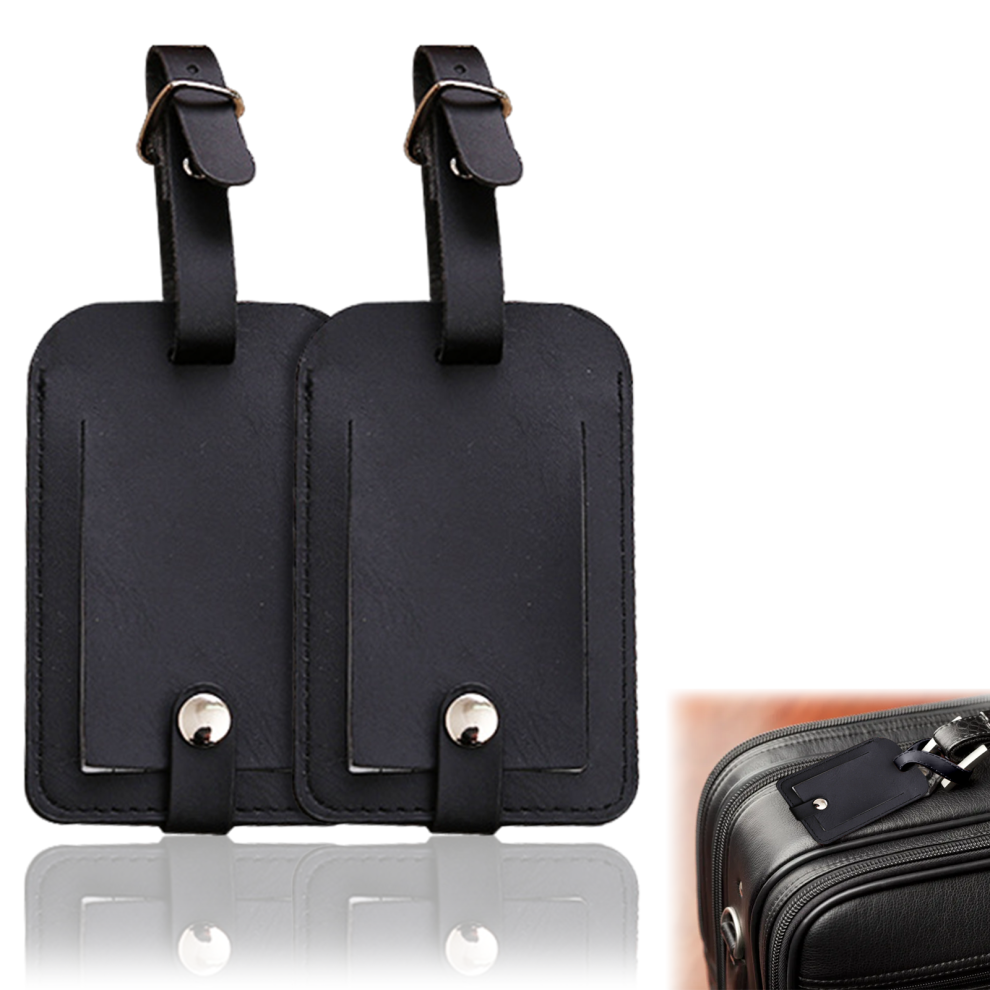 Bagageidentifikatorer, bagagemærker til bred brug, velegnet til forskellige tasker og bagage, Black2Pack