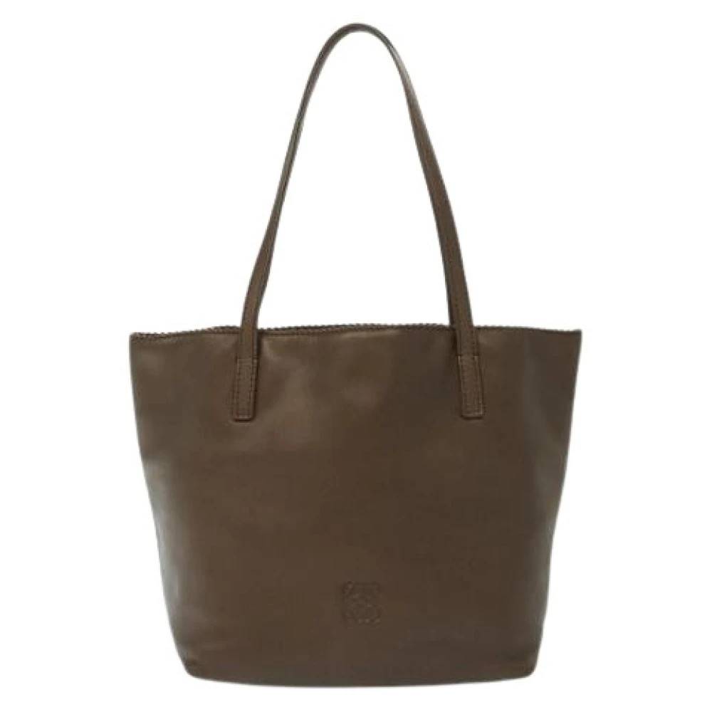 Loewe Pre-owned Pre-owned Skuldertaske - Vintage - Dame - Brun - ONE SIZE - Uld