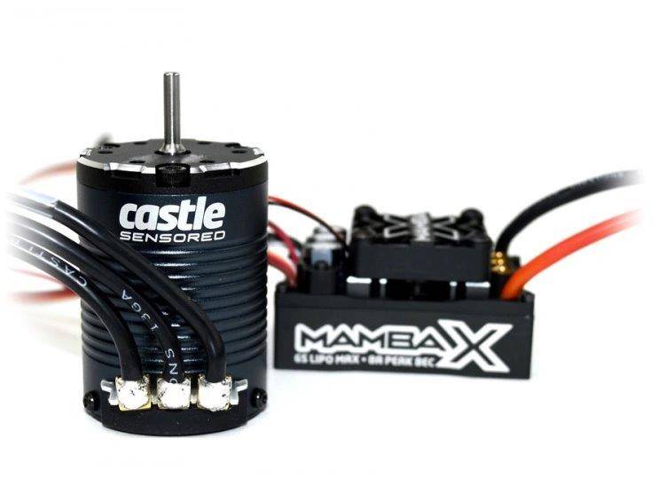 Castle MAMBA X Sensor ESC 25,2V WP, 1406-3800KV Combo Crawler