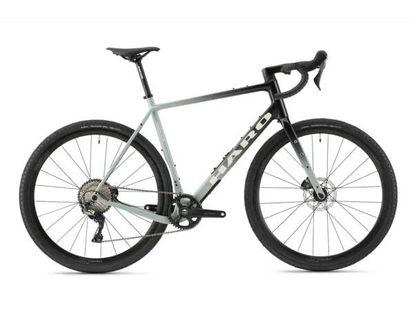 Haro Buzzard Carbon 3 Gravelcykel Semi-Gloss Slate Blue Black Fade / White - Cykelstørrelse 54 cm