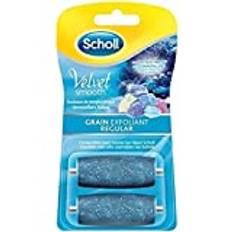 Scholl Velvet Smooth Express Pedi Crystal Diamonds Peeling Getreide 2 Ersatz Rollen