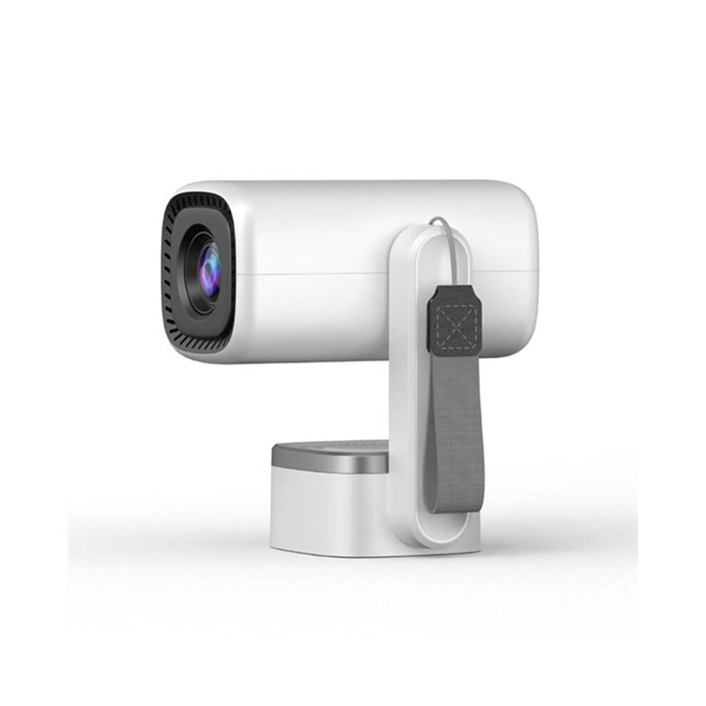 4K Bärbar Miniprojektor Inbyggd Högtalare 1280x720P WiFi6 BT5.0 Android-System Autofokus för Hemmabio EU-Kontakt